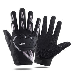 Sports gloves for men and women Q9075 outdoor full finger slip-resistant tactical driving shockproof fitness cycling gloves for men