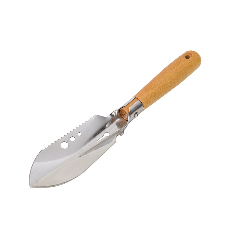 Herramientas de jardinería pequeña pala agrícola doméstica plantación de flores cultivar flores al aire libre pala de hierro de hierro picadora picadora para desherbar el mar