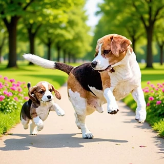 批发比格犬幼犬活体小狗大耳朵纯种比格幼崽狗狗比格宠物犬猎兔犬