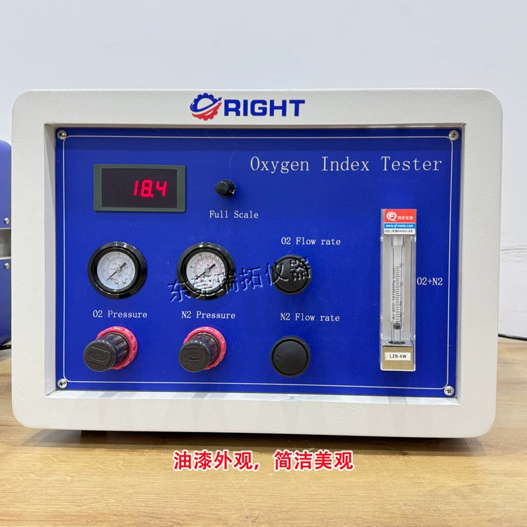 Тестер индекса кислорода Тест на сгорание пластикового резинового волокна Тестер кислорода с высокой температурой
