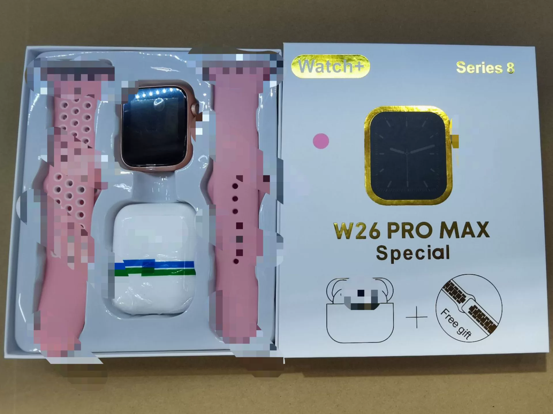 Смарт‑часы W26Pro Max Ultra S8, с Bluetooth‑гарнитурой, спортивные функции, сменные ремешки