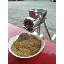 加厚手摇狗粮画眉饲料食料自制机器制粒机手动颗粒机小型家用鸟食