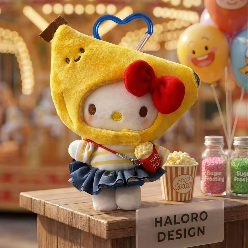 Authentic Sanrio plush toy Hello Kitty doll KT Kitty small pendant
