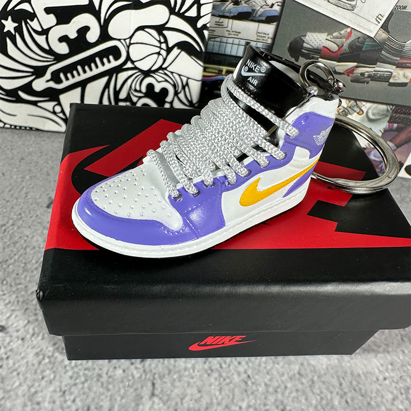 60. purple white yellow + box