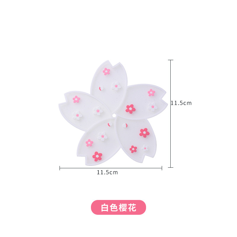 桜シリコン断熱マットレストランのパーマ防止鍋マット家庭用キッチンの人気耐高温パッド|undefined