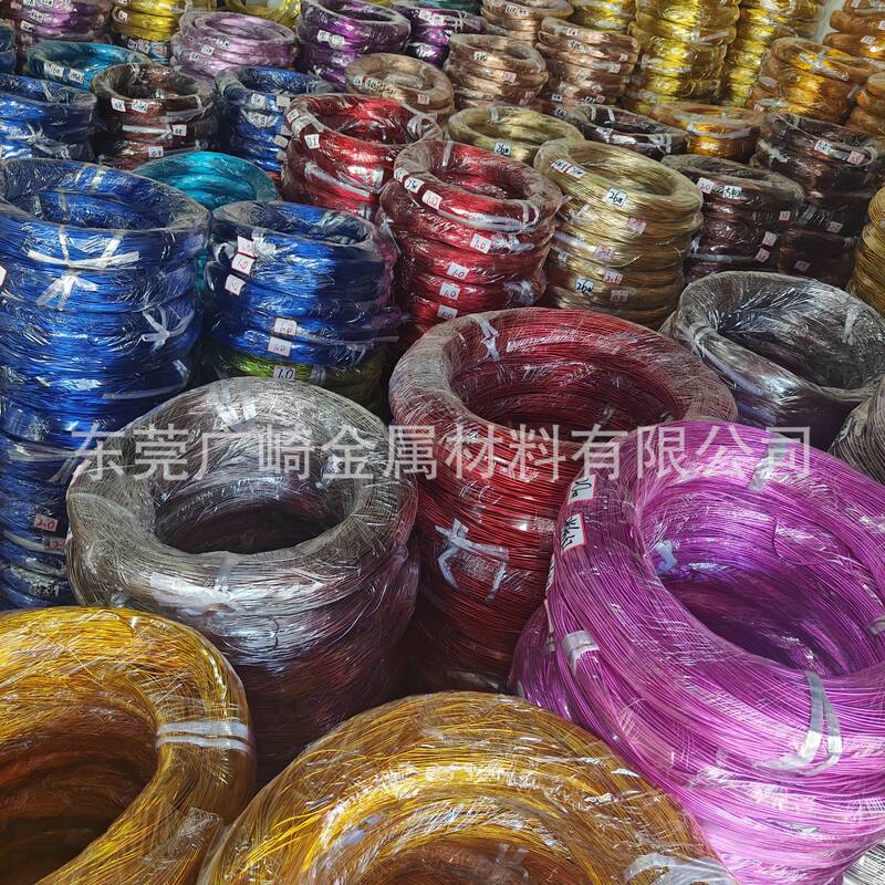 Anhui Oxidized 1.0mm Gold Aluminum Wire 1.6Mm1.8Mm2.0Mm2.5Mm3.0Mm Dark Gold Money Tree Factory