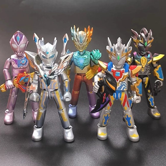Bruco Building Blocks Ultraman Handmade Figure Big Hidden Stars Edition Shining Edition Specified Assembled Model Blind Box