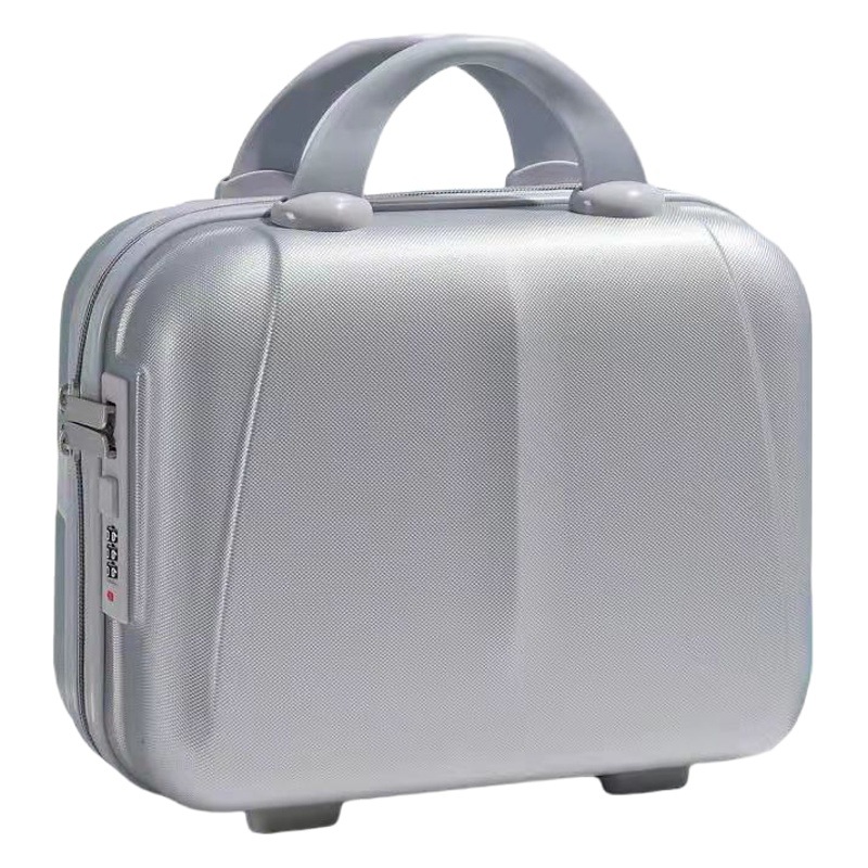 Maleta simple de estilo coreano logotipo imprimible estuche cosmético 14 pulgadas bolsa de viaje de 16 pulgadas caso portátil