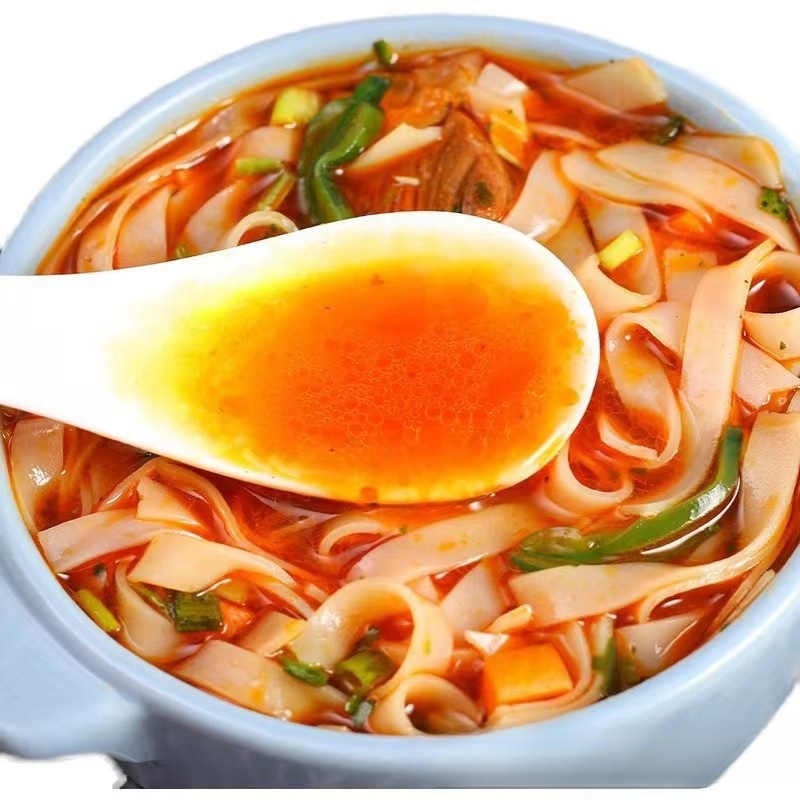 陈村河粉冲泡速食非油炸袋装广东河粉酸辣工作加班夜宵批发一整箱|undefined