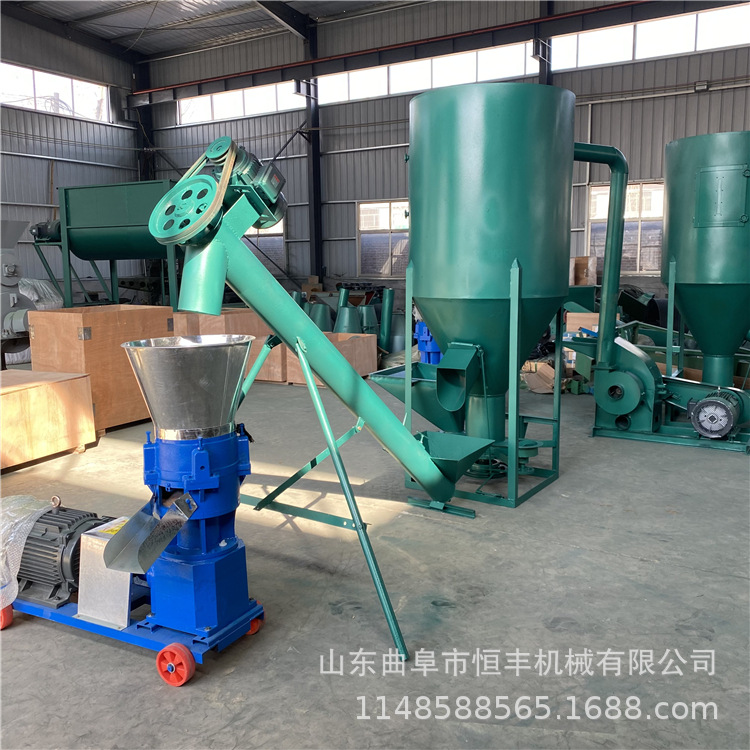 饲料颗粒机 220V 家用电鸡饲料颗粒机  小型养殖饲料颗粒生产线