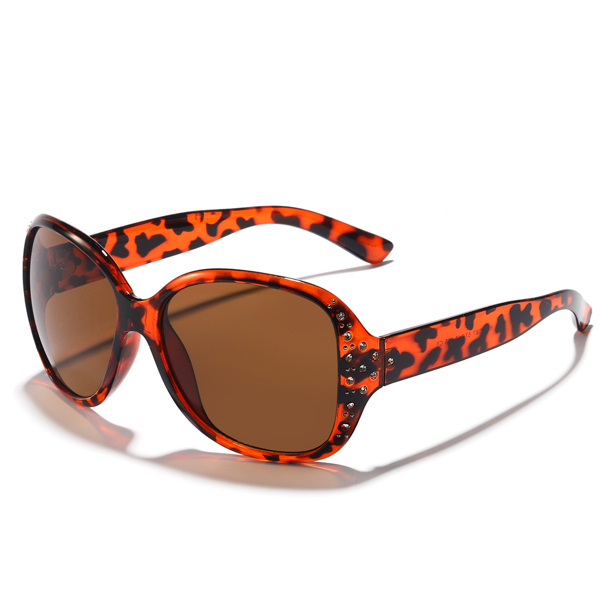 Gafas de sol de las mujeres de moda rhinestone gafas de Sol de Europa y América gafas retro gran marco de la cara de aspecto pequeño UV a prueba de gafas de Sol