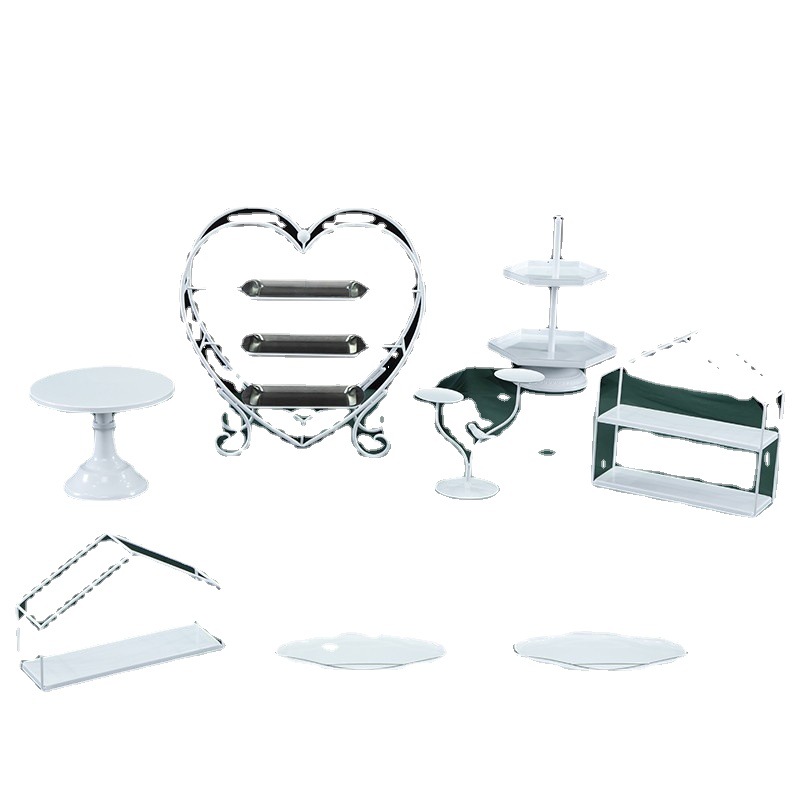 Decoración de mesa de postre de estilo europeo en forma de corazón estante bandeja de la torta decoración de la Mesa de la boda traje creativo té de la tarde Merienda rack