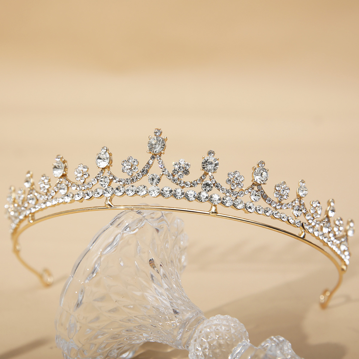 Tocado corona nupcial rhinestone corona boda hilo regalo ropa 18 años adulto regalo cumpleaños princesa accesorios para el cabello niños