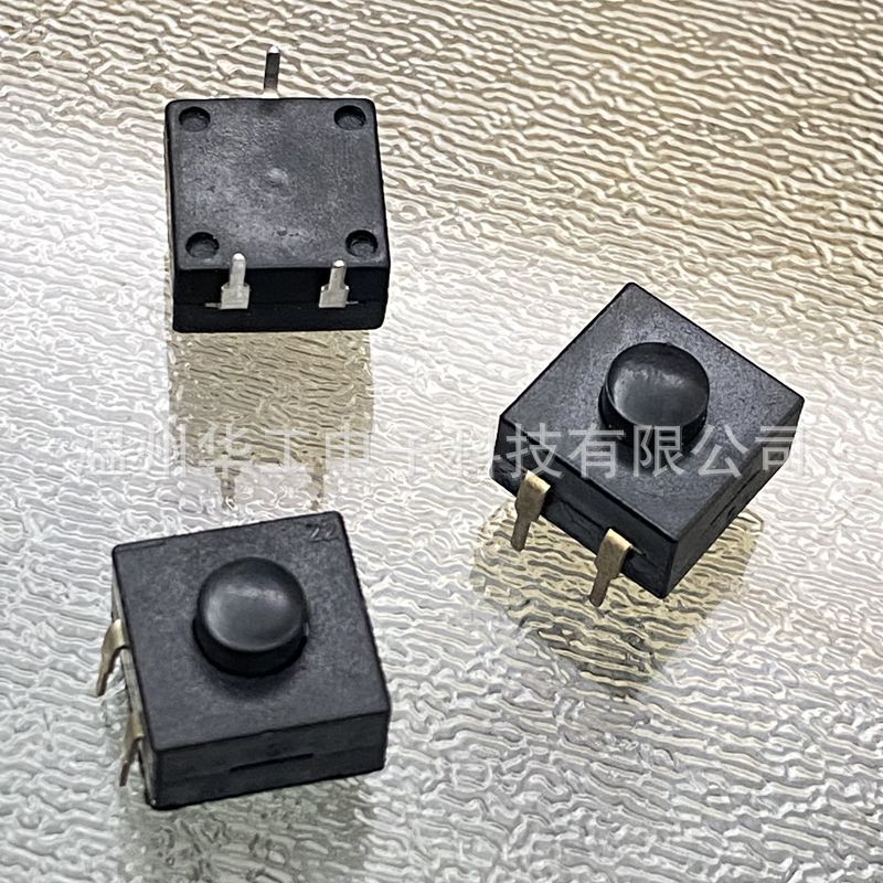 按钮开关 三脚二开一关 3脚2开1关 手电筒电源按键开关 厂家 华工