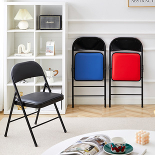 Factory wholesale folding chair simple back chair portable dining chair home dormitory chair training Chair office computer chair