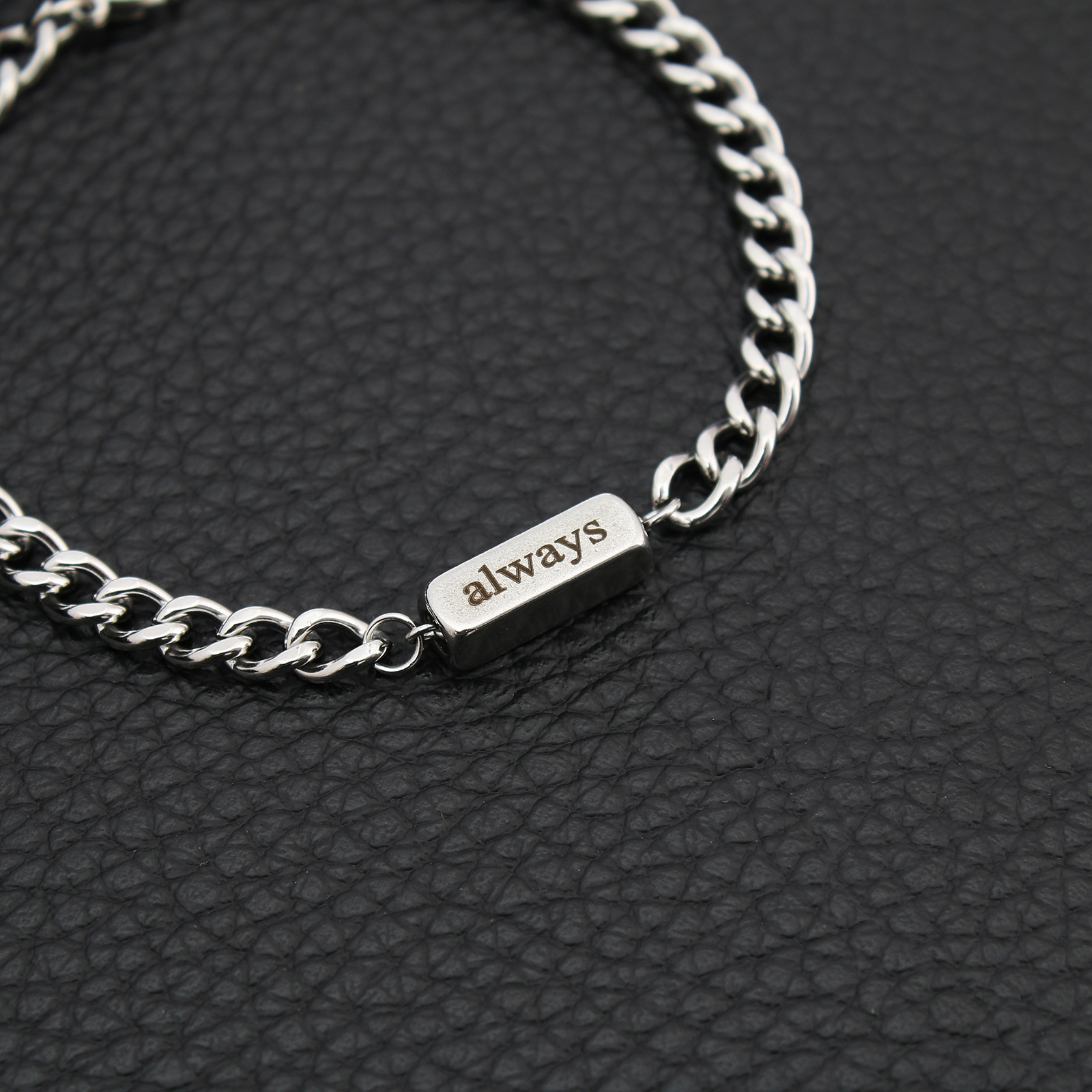 Letter Casual Simple Style 304 Stainless Steel Bracelets In Bulk display picture 17