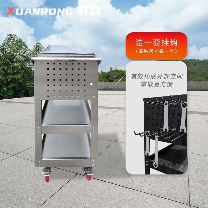 Cajón-tipo herramienta de reparación de automóviles Taller de piezas de herramientas de trabajo pesado armario Carro de almacenamiento de coches rack de almacenamiento