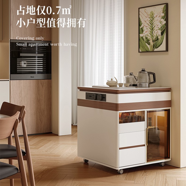 Mesa de isla de estilo antiguo, barra de agua de restaurante moderna separada, mesa de isla de roca independiente móvil, mesa de escritorio invertida, hogar