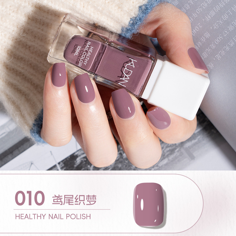 Transfronterizo KUDAN Inglés puro esmalte de uñas acuoso sin hornear, seco rápido y rápido 10ml venta directa de fábrica