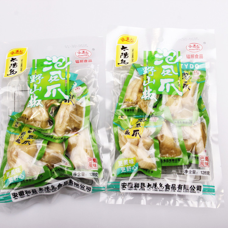 Wei Many Foam Sun Island Wild Mountain Pepper Pickled Chicken Feet 128g/228g Bashu Flavor