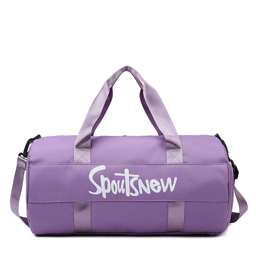 Men's and Women's Separate Wet and Dry Fitness Bag, Short Trip and Swimming Bag, Independent Shoe Compartment, Basketball Training Bag, Small Handbag