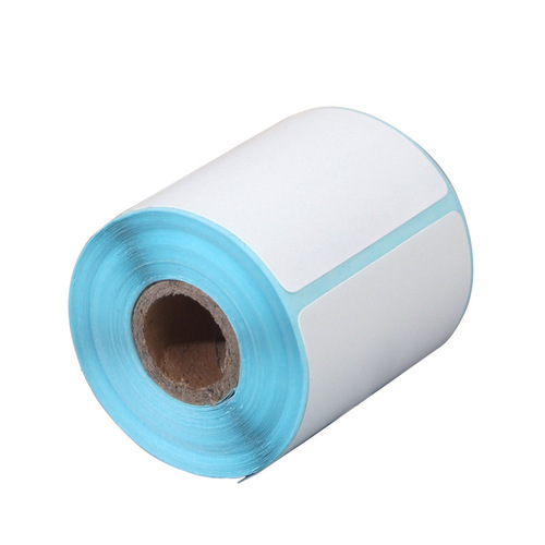 Portable three-proof thermal sensitive pressure-sensitive label small roll label paper small core strong adhesive three-proof thermal sensitive label paper