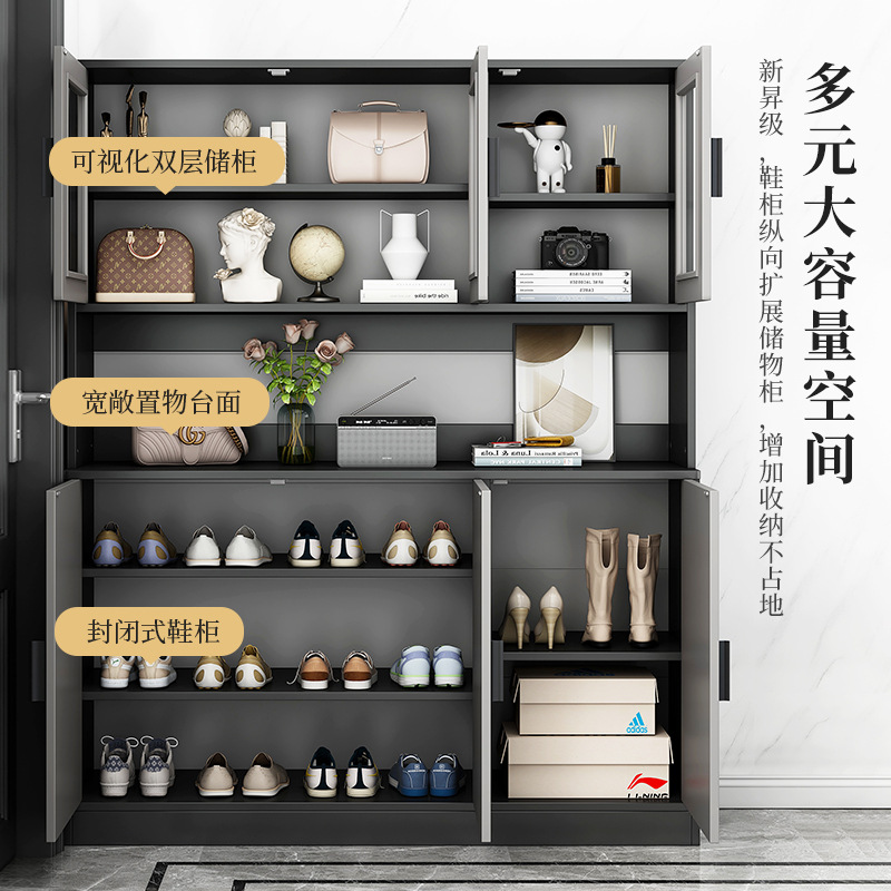 Gabinete de comedor en la puerta de entrada Gabinete de entrada Moderno simple armario de almacenamiento Gabinete de vino interior de alta capacidad de entrada