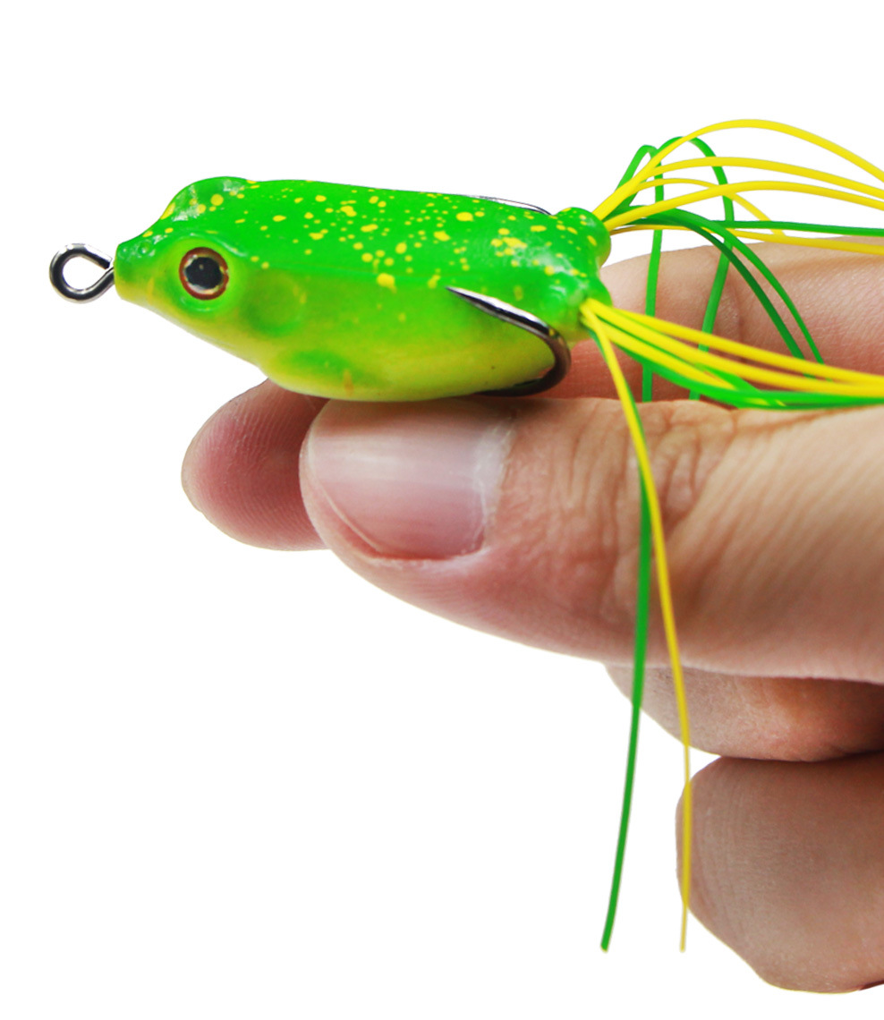 Soft Frogs Lures Soft Baits Bass Trout Fresh Water Fishing Lure