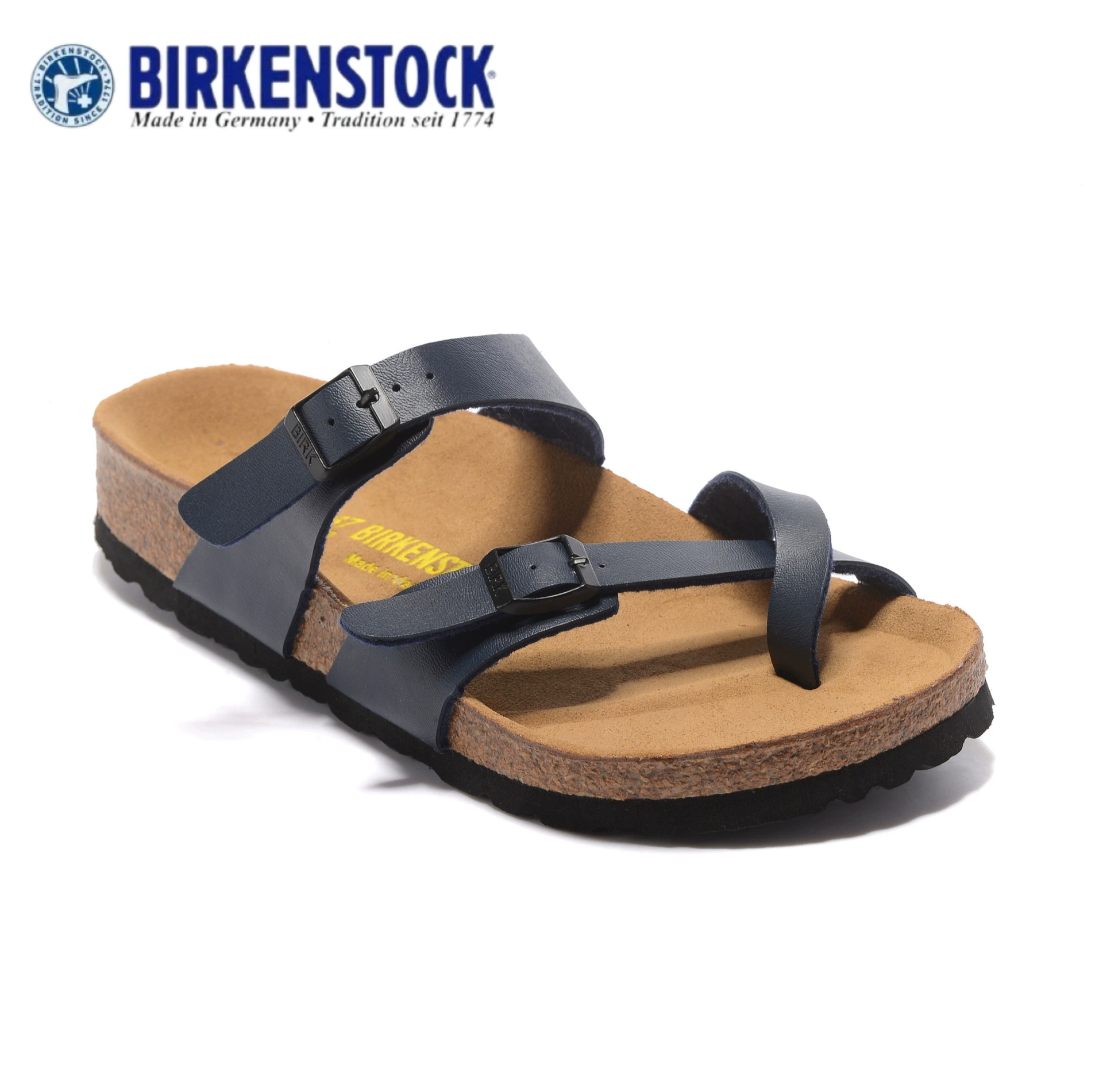 Книга same cork-soled foreign trade slippers Arizona toe men and women beach shoes outdoor wide version large-size shoes