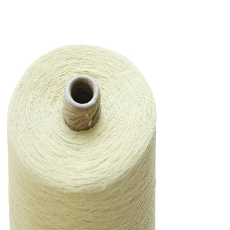 厂家供应60s支间位芳纶纱线阻燃耐高温芳纶混纺纱线环保耐磨精纺