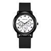 Men's watch for leisure, quartz silica gel swiss watch, suitable for teen, wholesale