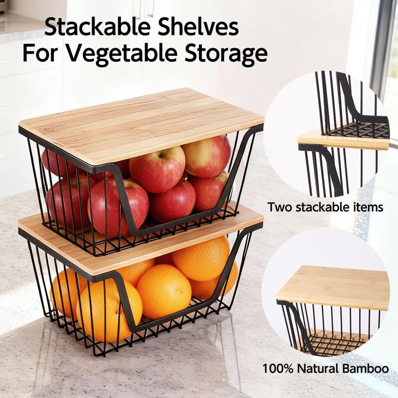 Amazon Countertop Garbage Bag Storage Rack Kitchen Cabinet Fruit Storage Basket under Sink Organizer Storage Rack Custom-Made