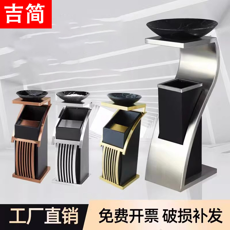 Garbage can for commercial use stainless steel