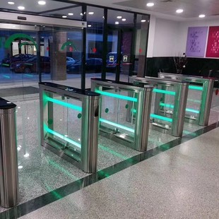 Court Gate Swing Gate Visitor Management System Intelligent Swing Gate Entrance and Exit Machine Amusement Park pedestrian gate factory