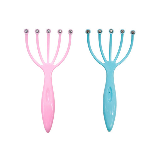 Head massager to relax scalp claws to relieve insomnia massage claws five-claw steel ball massager head scratching and itching device
