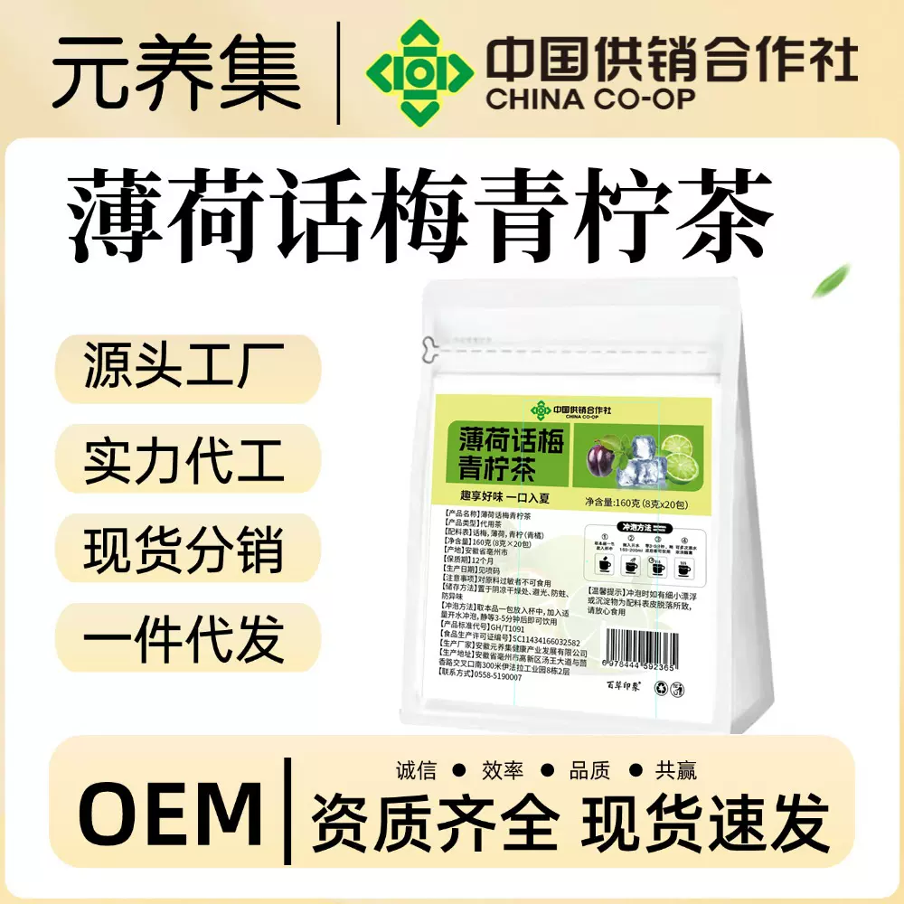 水果冷泡茶薄荷话梅青柠茶袋装独立包装组合花果茶水果茶批发茶叶