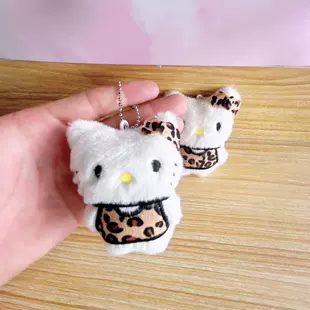 Подвеска Hello Kitty с леопардовым принтом