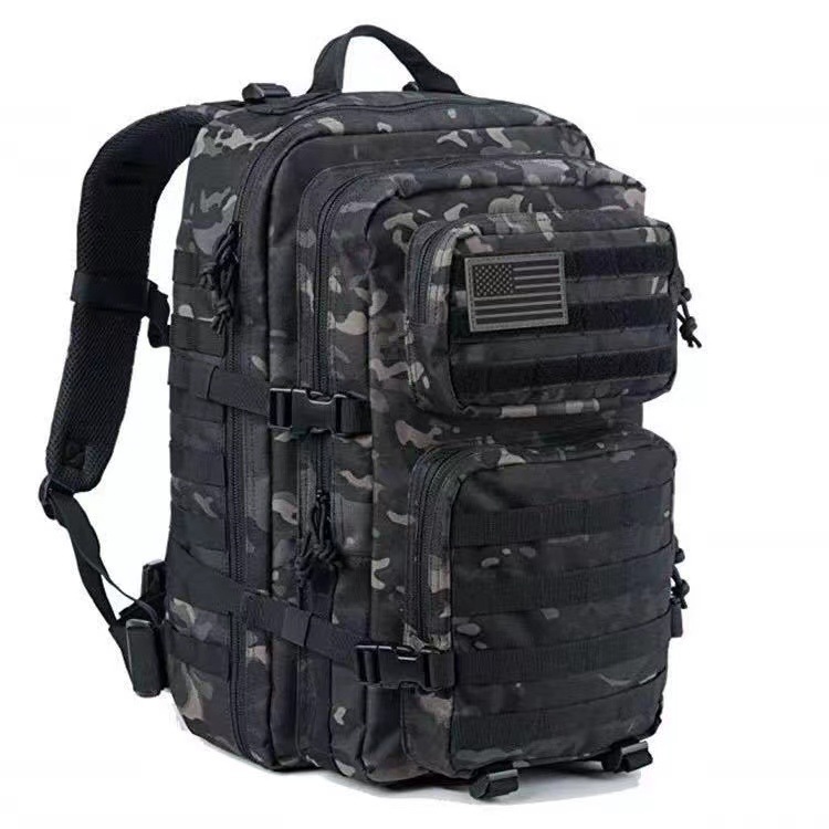 Udendørs 3P Attack Taktisk Rygsæk Multifunktionel 45L Camo med stor kapacitet Udendørs Sport Bjergbestigning rygsæk_voghion.com