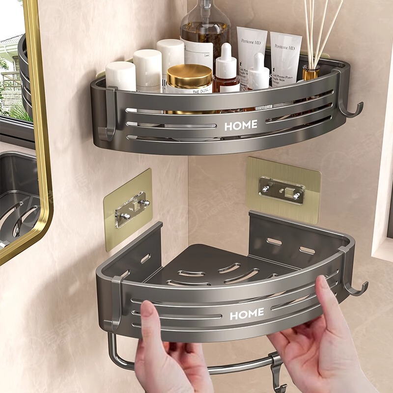 Factory Supply Toilet Storage Shelf Punch-free Bathroom Shower Room Triangle Basket Toilet Corner Storage Rack Factory Supply Toilet Storage Shelf Punch-free Bathroom Shower Room Triangle Basket Toilet Corner Storage Rack