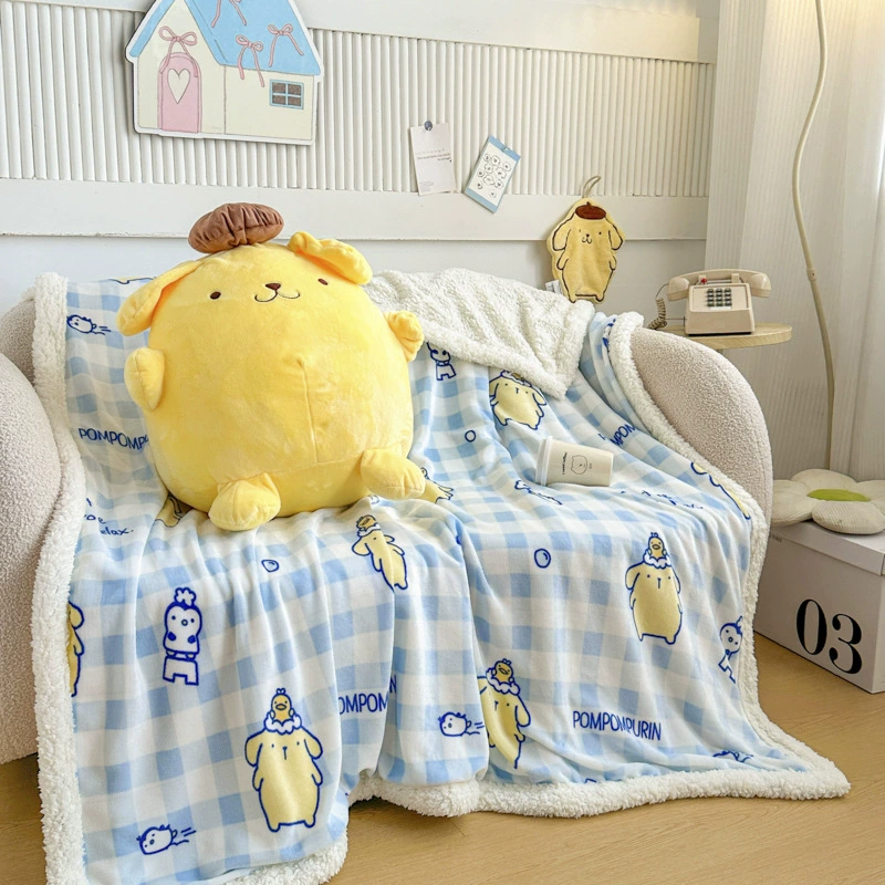 Multifunctional cartoon duvet for kindergarten, increased thickness