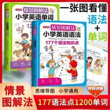 情景图解法小学英语语法知识大全小学生三四五六年级词汇专项训练