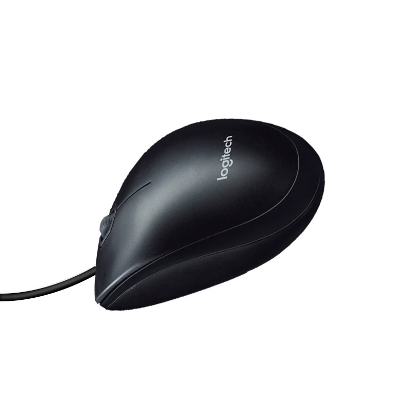 Проводная мышь Logitech M91P USB, plug-and-play для компьютера и ноутбука, симметричная