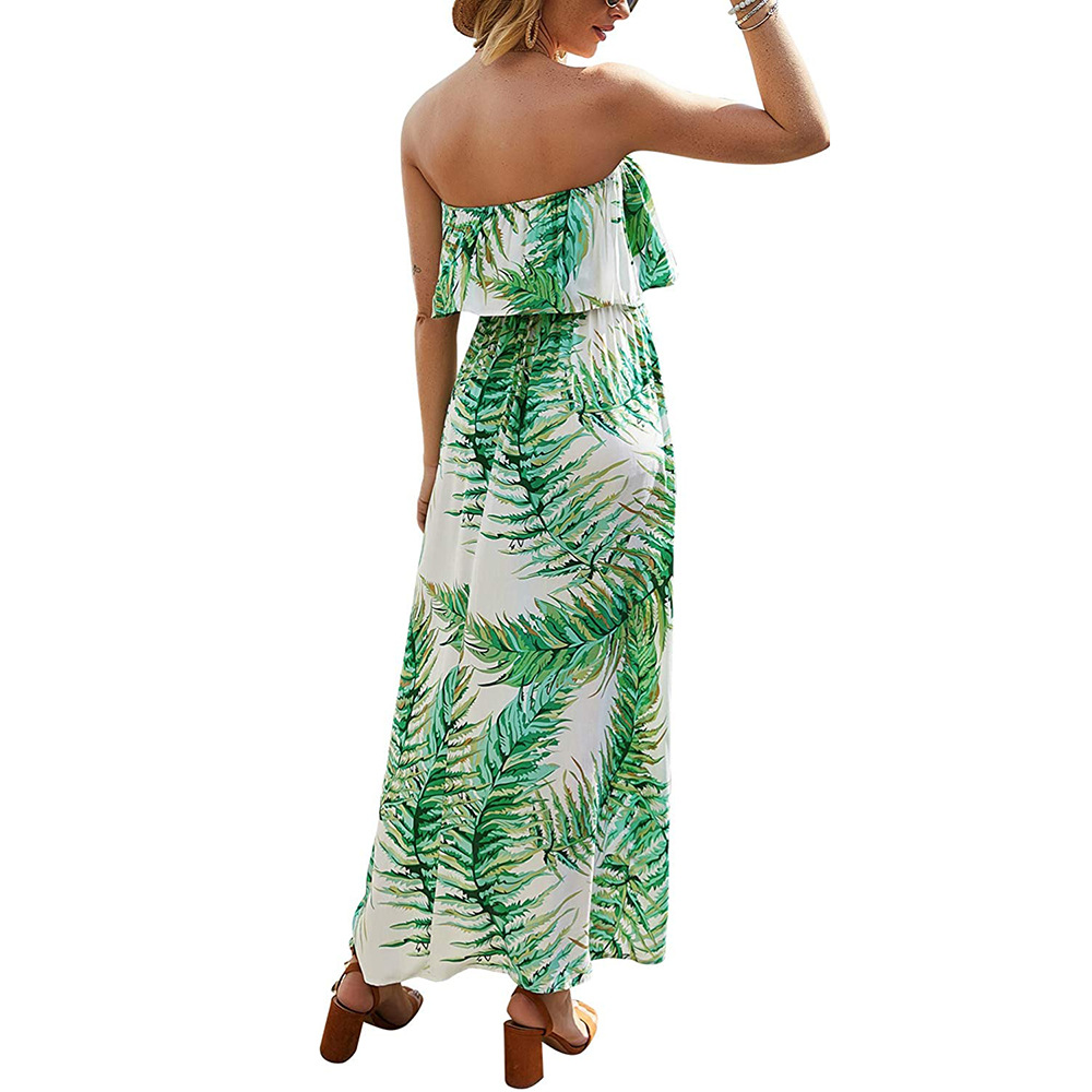 2024 Europa und USA Frühling und Sommer Neues Damenkleid mit Print, Ärmellos, Freizeitkleid für den Strand – Detail 5