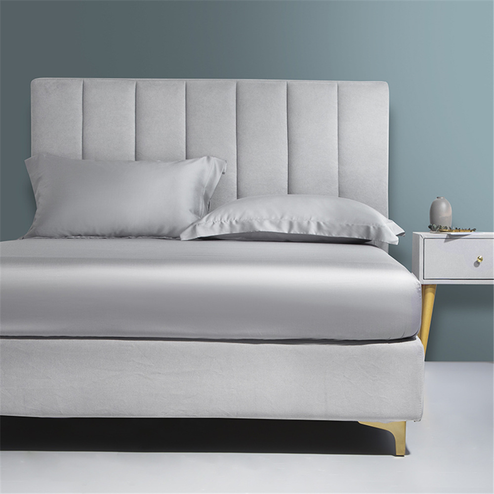 Fitted sheet 60s天糸ベッド笠純色ライセルベッドカバー式シーツを大きくして厚手のマットレスカバーを追加します。