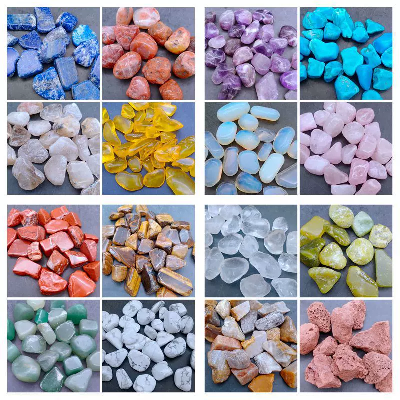 15-20mm淘矿石玩具套装水晶矿石沙袋补充水晶矿石原石批发淘金石