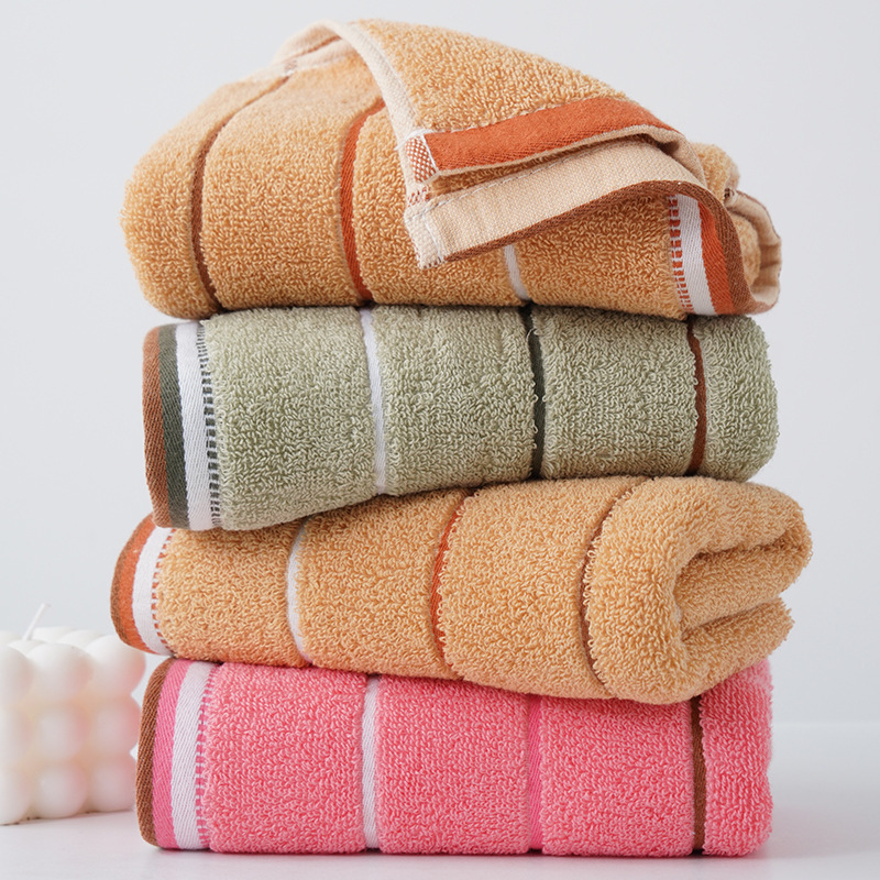 Towel Cotton Wholesale Household Absorbent Cotton Towel Adult Thickened Soft High Yang Stall Towel Cotton Wholesale