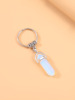 Accessory, crystal, metal pendant, keychain, European style