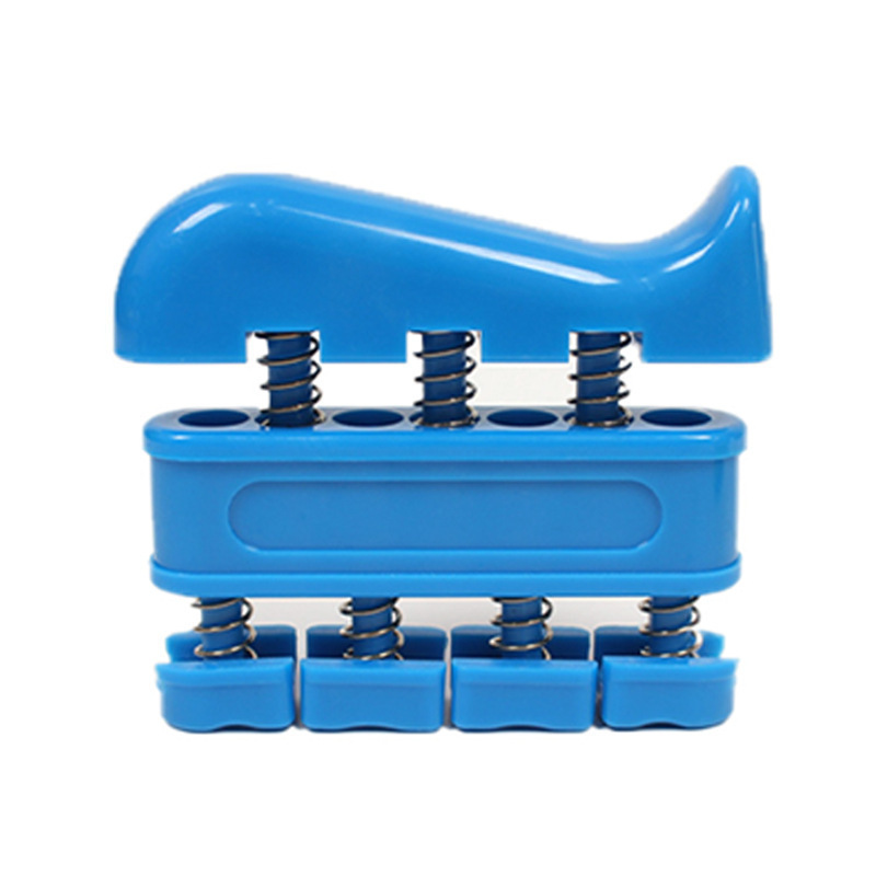 Entrenador de rehabilitación agarre de dedo equipo portátil de entrenamiento de dedo agarre de piano de descompresión de resorte de dos vías