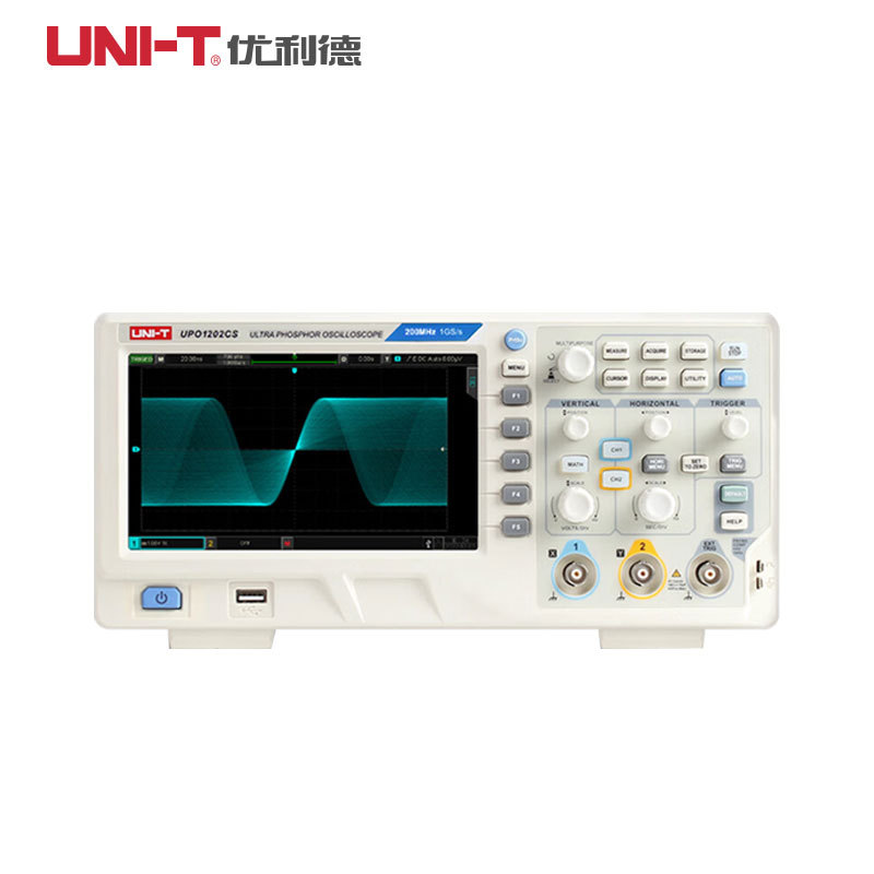 优利德（UNI-T） UPO1202CS数字示波器双通道200M 56Mpts存储深度
