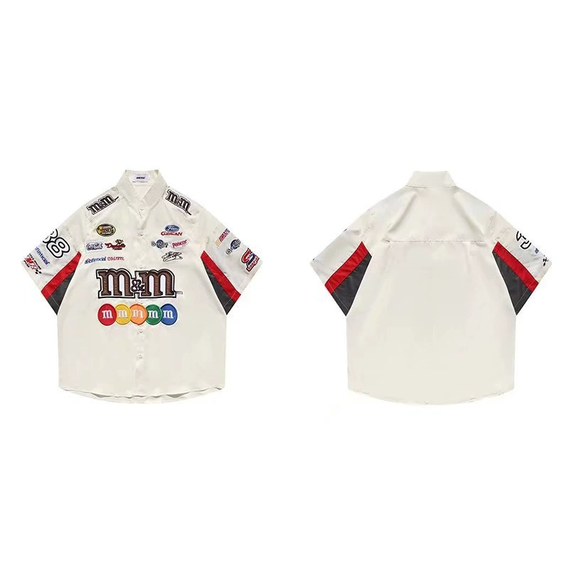 Хип-хоп куртка с воротником, свободный бейсбольный костюм для мужчин и женщин